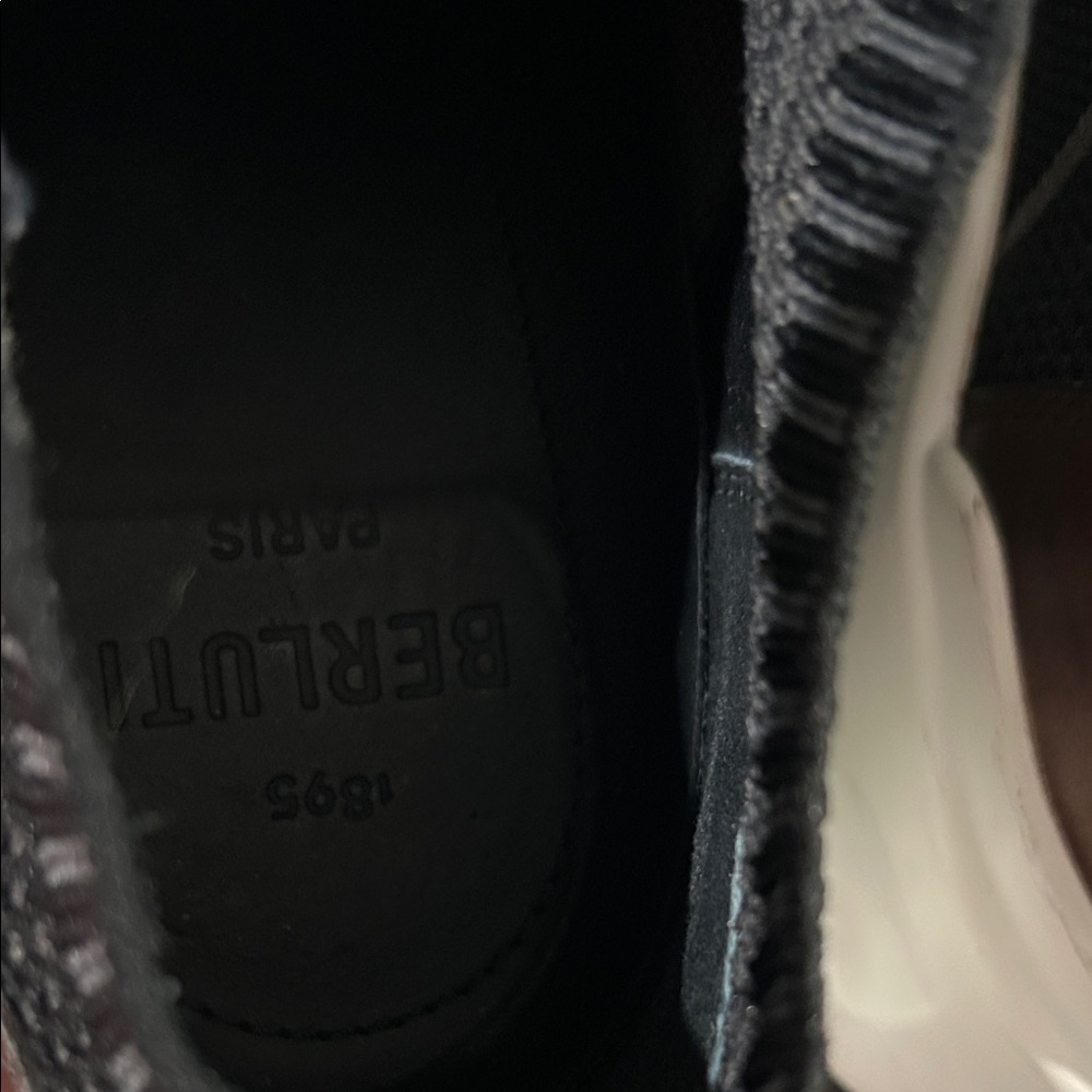 Berluti Shadow Knit Men's Sneakers - Picture 6 of 12